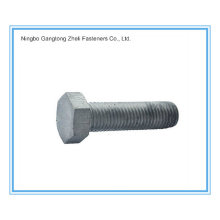 DIN933 Acero al carbono 8.8 Grado Hex Bolt con HDG